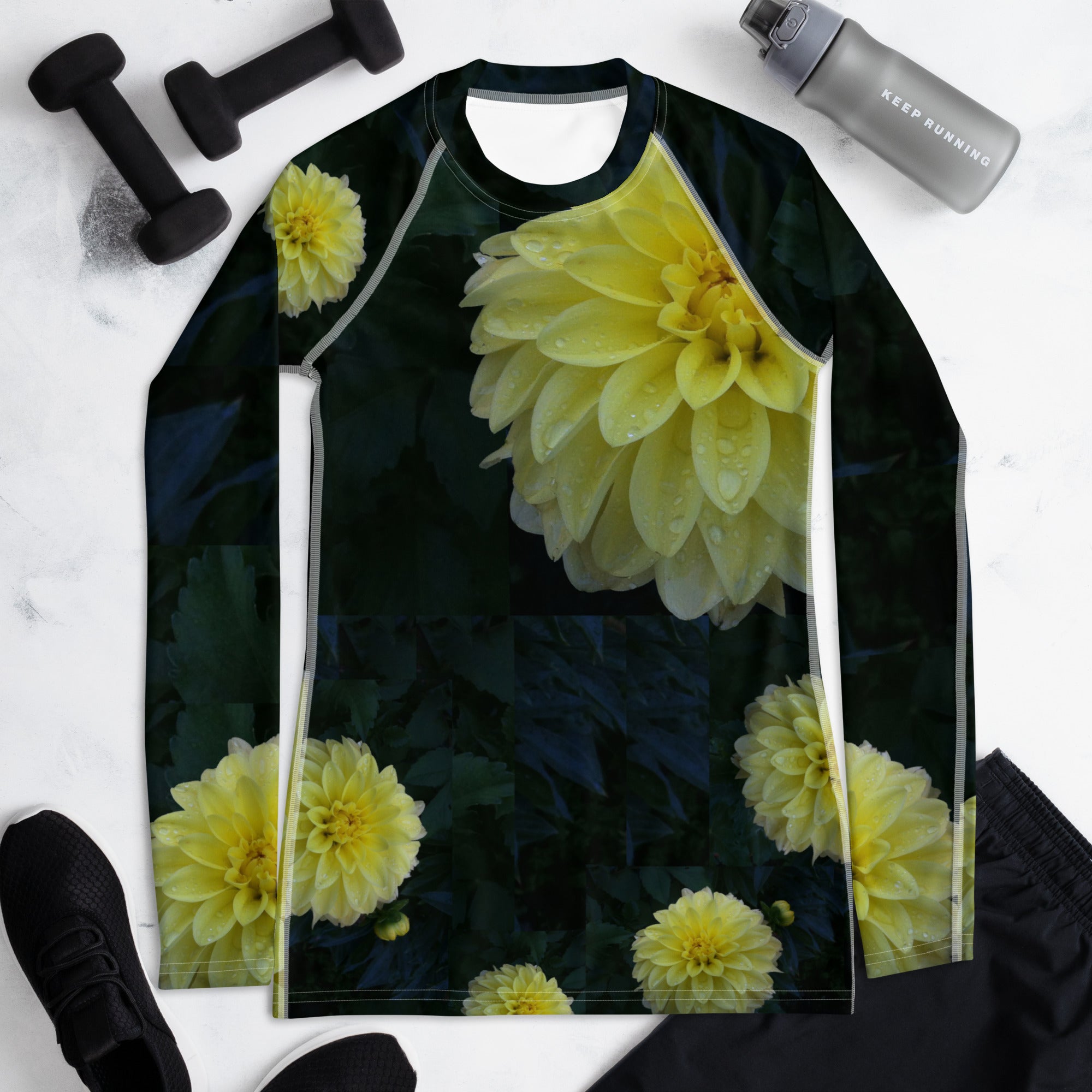 printed-activewear-top-rashguard-workout-top-women-lemon-dahlias-wickedyo10